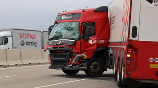 Auf der A5 bei Walldorf ist es am Dienstag zu einem LKW-Unfall gekommen.