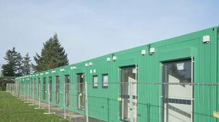 In die Container sollen bald die Kinder der Villa Kunterbunt einziehen.