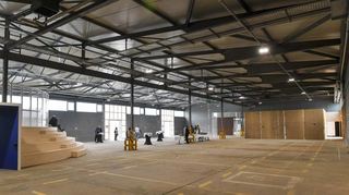 U-Halle - hier sollte die Trendsporthalle rein – aber das hat sich zerschlagen. Nun sucht die Mannheimer Stadtverwaltung Mieter für die U-Halle.