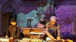The Jamolectric Ambient Experience in der Diakoniekirche Luther.