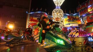 Der „Bayern Breaker“ ist auch in diesem Jahr wieder auf dem Festgelände in Viernheim präsent.