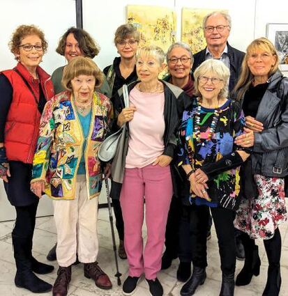 Diese KVL-Mitglieder stellen im Domhof ihre Werke aus.