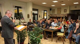 OGV-Vorsitzender Dieter Bühler bei seiner Begrüßung.