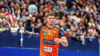 Sebastian Heymann machte lange Zeit ein gutes Spiel für die Löwen bei der Niederlage in Lemgo.