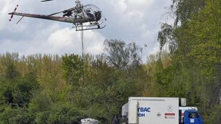 Auch im vergangenen Jahr waren die Schnakenbekämpfer der Kabs am Oberrhein mit dem Hubschrauber unterwegs.