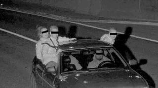 Irgendwie muss in diesem Audi dicke Luft geherrscht haben. Und nach dem roten Blitzlicht dann auch wirklich in jeder Hinsicht.