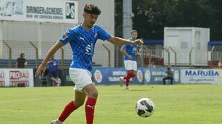 Blüht in dieser Runde beim VfR Mannheim auf: Mittelfeldspieler Volkan Rona bereitete in Nöttingen die 1:0-Führung durch Andrew Wooten vor.