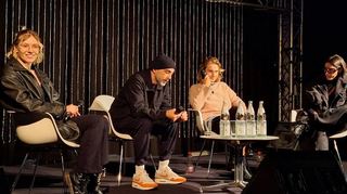 Diskutierten über KI (v.l.): Eva Betzinger und Bazzazzan, Ralph Heidel sowie Mine, die alle sowohl Musik machen als auch produzieren.