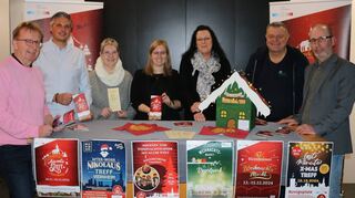 Stellten das Programm vor: Matthias Baaß (v.l.), Jan Krasko, Sabine Schramek, Miriam Prenz, Iris Buttler, Michael Haas und Claus Bunte.