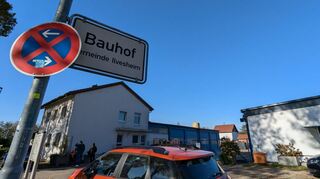 Der Bauhof in Ilvesheim: Auf den Dächern der Hallen sind Solaranlagen technisch möglich.