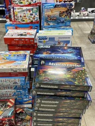 Auch Spielwaren-Kalender werden in Mannheim häufig gekauft.