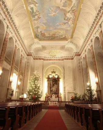 Prächtiger Rahmen: In der Schlosskirche findet das Konzert statt.