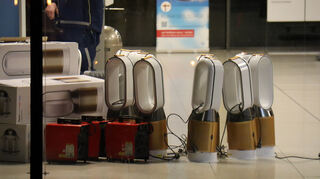 Heizlüfter ersetzen vorrübergehend die Heizungsanlage.