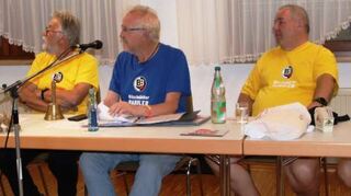 Die Babbler laden wieder ein: Jürgen Manske (v.l.), Frank Gumbel, Roland Weinz.