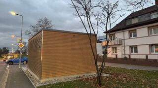 Die neue Druckerhöhungsanlage in der Platanenstraße in Neu-Edingen ist fertig und in Betrieb.