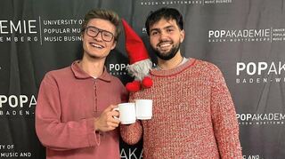 Beim Song-Contest dabei: Fabian Doll (l.) und Yaschar Coskun.