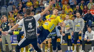 Sebastian Heymann (Mitte) war bei der Heimniederlage der Löwen gegen Eisenach mit von der Partie und könnte an diesem Donnerstag zurückkehren.
