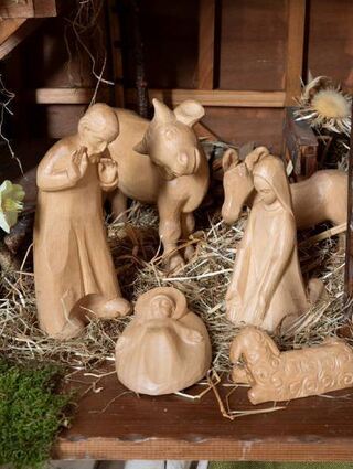 In Ilvesheim: Der junge Messias mit dem heiligen Paar.