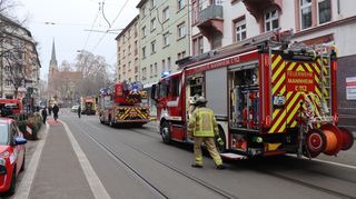 Brand in einem Geschäft in der Schwetzingerstadt löst Feuerwehr-Einsatz aus