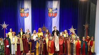 Auch in Heddesheim sind die Sternsinger traditionell zu Gast beim Neujahrsempfang der Gemeinde am Dreikönigstag.