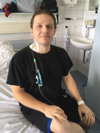 Der damals 39-Jährige im Jahr der schockierenden Diagnose.