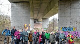 Sie machen sich stark für eine Radbrücke an der A 5 zwischen Dossenheim und Wieblingen.