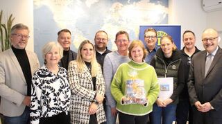 Stelldichein mit Glückspilzen.