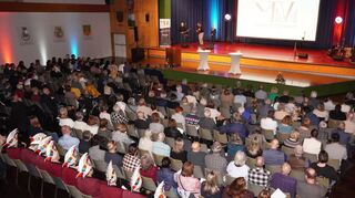 Volles Haus beim Neujahrsempfang der Stadt Viernheim.