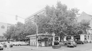 Hoher Wiedererkennungswert: die Kapuzinerplanken in den 1980er Jahren....