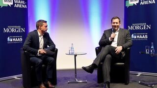 In der „MM“-Wahlarena sprach Chefredakteur Karsten Kammholz mit dem SPD-Vorsitzenden Lars Klingbeil (rechts).