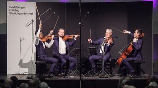 Das Ensemble Quatuor Diotima auf dem viertägigen Streichquartettfest.
