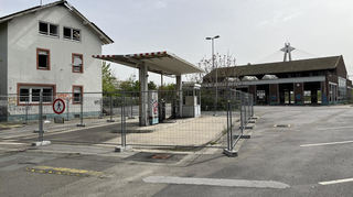 Das ehemalige Busdepot am Hauptbahnhof Ludwigshafen ist zu einem „Lost Place“ verkommen. Die Gebäude sollen alle abgerissen werden.