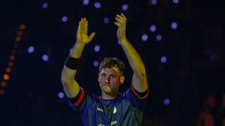 Uwe Gensheimer nahm am Dienstagabend auch offziell Abschied vom aktiven Handball.