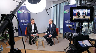 Das Interview wurde für den Youtube-Kanal des „Mannheimer Morgen“ aufgezeichnet.