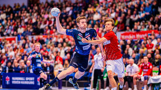 Tim Nothdurft (links) machte in Hamburg sein bestes Spiel im Löwen-Trikot.