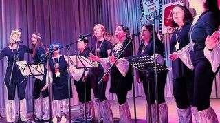 Legitime Nachfolger der „Neckarbote-Singers“, die jungen Frauen der Chorgruppe „Flying Lips“.