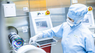 Wafer-Produktion bei Ixys-Littelfuse in Lampertheim.