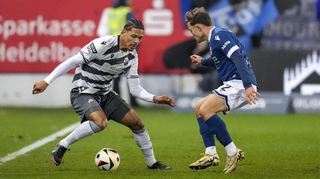 Justin Butler läuft seit Januar für den SV Sandhausen auf. Zuvor stand der Stürmer bei der U23 von Borussia Dortmund unter Vertrag.