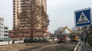 In der Saarlandstraße wurden die Arbeiten im Bauabschnitt II begonnen und sollen zwischen drei und fünf Monate dauern.