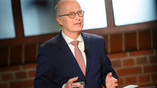 Hamburgs Erster Bürgermeister Peter Tschentscher (SPD) setzt auf den Amtsbonus bei der Bürgeschaftswahl am 2. März.