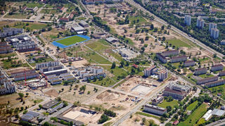 In Mannheim sind in den vergangenen Jahren vergleichsweise viele Wohnungen entstanden – unter anderem im neuen Stadtteil Franklin. Das Luftbild stammt vom Jahr 2021.