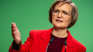 Die Bundesvorsitzende der Grünen, Franziska Brantner.