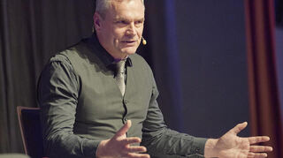 Werner Kruck (FDP) bei der Podiumsdiskussion.