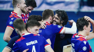 Im Lockdown-Finale 2021 siegen die United Volleys aus Frankfurt.