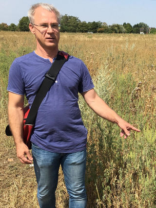 Biologe Thomas Kilian von der Unteren Naturschutzbehörde der Stadt Mannheim.