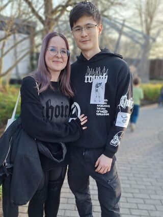 Jessy und Julian sind zum ersten Mal im Luisenpark