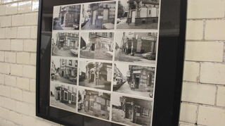 Sammlung schwarz-weißer Fotografien alter Kneipen im Stadtteil Neckarstadt-West.