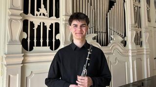 Der 19-jährige Luca Bastian spielt seit Jahren Klarinette. In seinem Musikstudium will er das Instrument noch besser lernen.