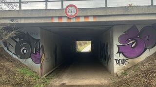 Die Unterführung am Riedweg wird ab 2028 abgerissen.