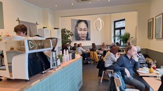 Blick ins Café